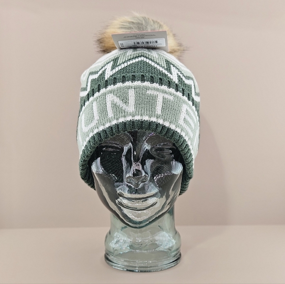 BUNDLE - Hunter Hat Beanie & Glove Set Green Multi Fair Isle Cottagecore Gift main image 8